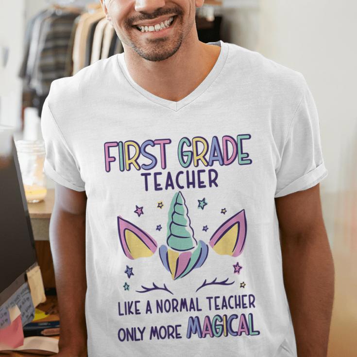 First Grade Teacher Definition Men's V-Neck T-Shirt, First Grade Teacher Shirts, funny gift First Grade Teacher Definition Men's V-Neck T-Shirt, First Grade Teacher Shirts, funny gift