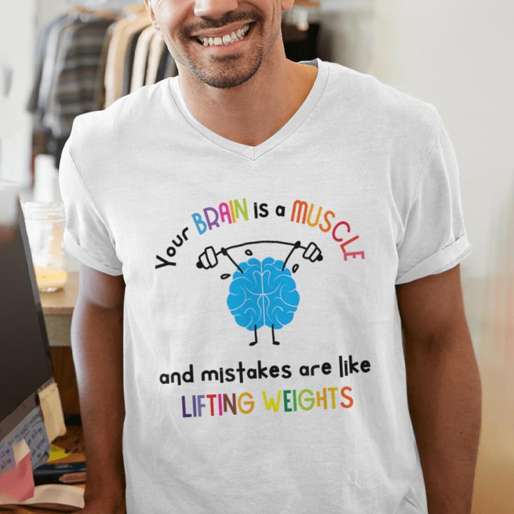 Growth Mindset Tee Teacher Quotes Men Women Kids Men's V-Neck T-Shirt, funny gift Growth Mindset Tee Teacher Quotes Men Women Kids Men's V-Neck T-Shirt, funny gift