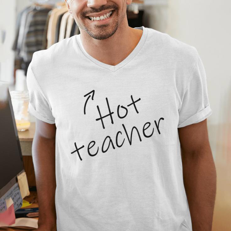 Hot Sexy Teacher Adult Humor Halloween Costume T Shirt Men's V-Neck T-Shirt, funny gift Hot Sexy Teacher Adult Humor Halloween Costume T Shirt Men's V-Neck T-Shirt, funny gift