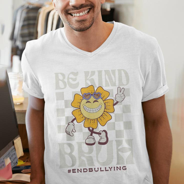 Be Kind Unity Day Orange Anti Bullying For Kids Teachers Men's V-Neck T-Shirt, funny gift