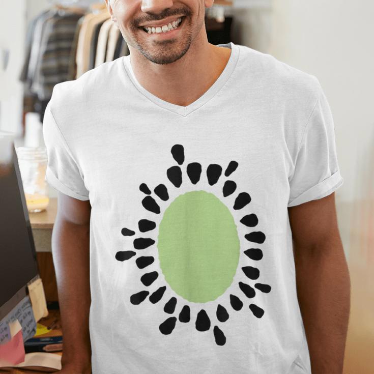 Kiwi Easy Costume Halloween Fruit Lover School Teacher Fun Men's V-Neck T-Shirt, funny gift Kiwi Easy Costume Halloween Fruit Lover School Teacher Fun Men's V-Neck T-Shirt, funny gift