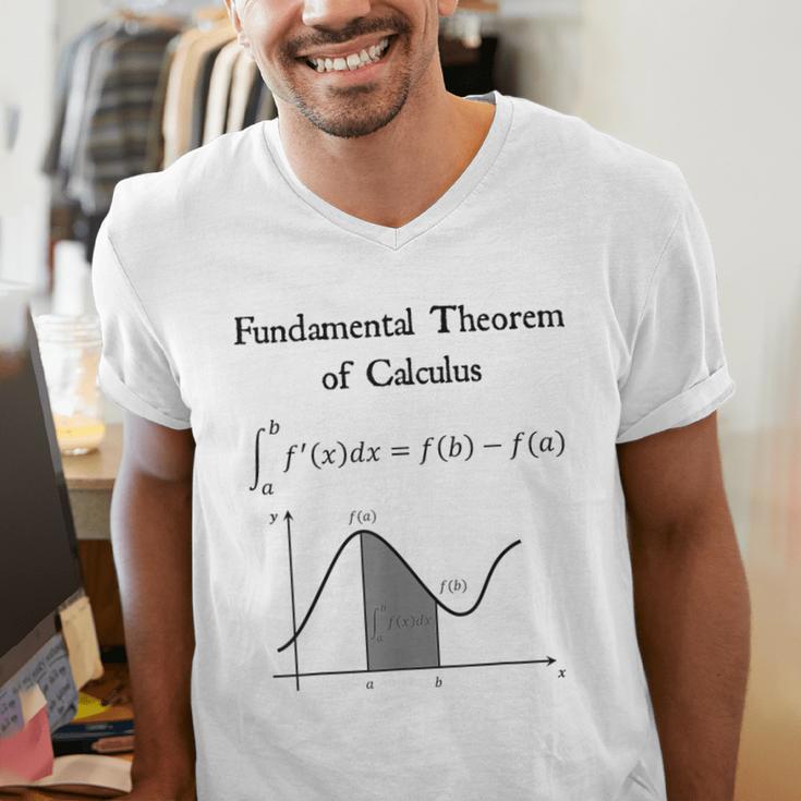 Nerdy Fundamental Theorem Of Calculus Math Teacher Geek Men's V-Neck T-Shirt, funny gift Nerdy Fundamental Theorem Of Calculus Math Teacher Geek Men's V-Neck T-Shirt, funny gift