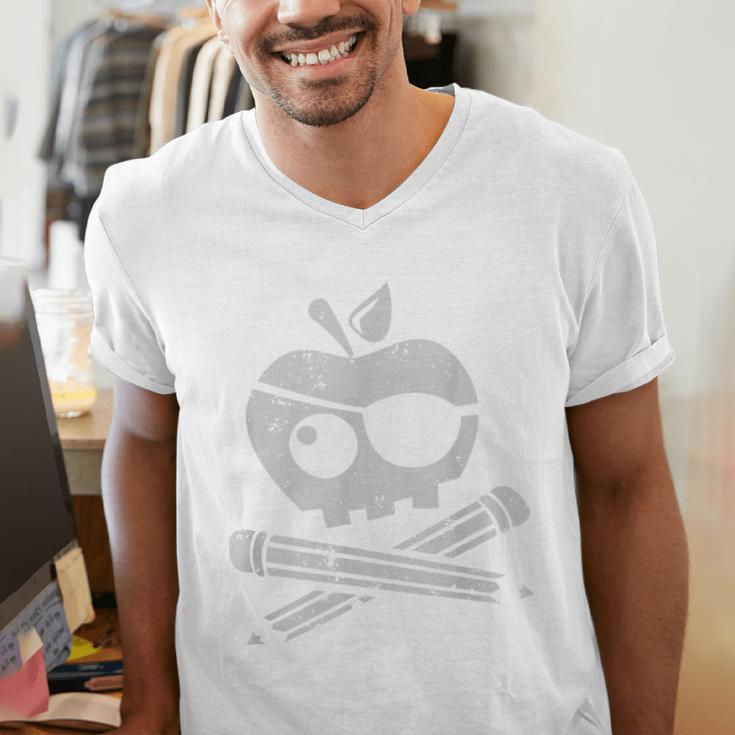 Pirate Teacher Men's V-Neck T-Shirt, funny gift Pirate Teacher Men's V-Neck T-Shirt, funny gift