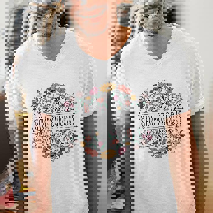 School Psychologist Psychology Teacher Appreciation Men&#x27;s V-Neck T-Shirt, funny gift