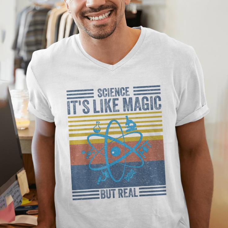 Science It's Like Magic But Real Science Teacher Geek Nerd Men's V-Neck T-Shirt, Science Teacher Shirts, funny gift Science It's Like Magic But Real Science Teacher Geek Nerd Men's V-Neck T-Shirt, Science Teacher Shirts, funny gift