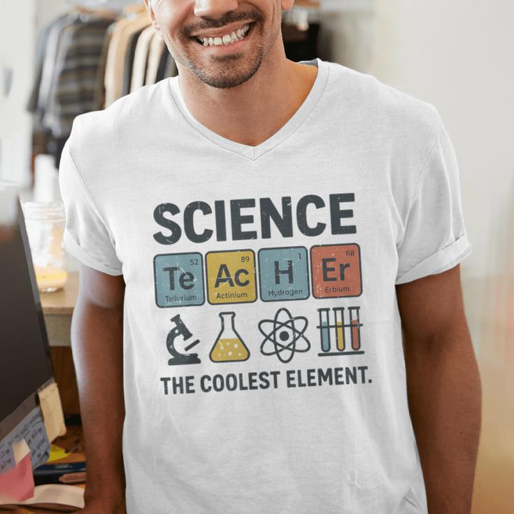 Science Teacher Periodic Table Jokes Chemistry Pun Men's V-Neck T-Shirt, Science Teacher Shirts, funny gift