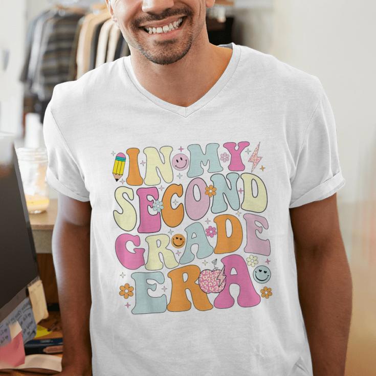 In My Second Grade Era 2nd Grade Girl Teacher Back To School Men's V-Neck T-Shirt, 2nd Grade Teacher Shirts, funny gift