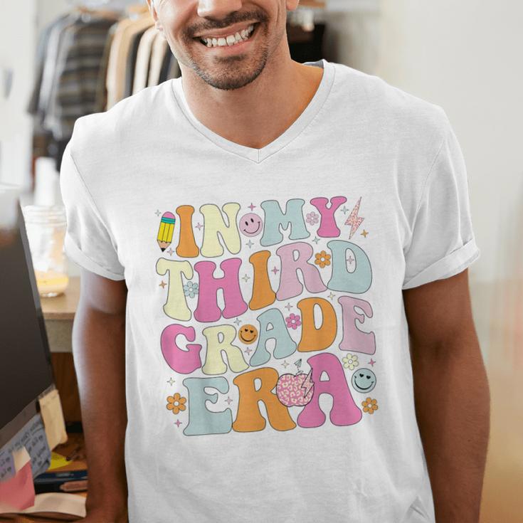 In My Third Grade Era 3rd Grade Era Teacher Back To School Men's V-Neck T-Shirt, funny gift