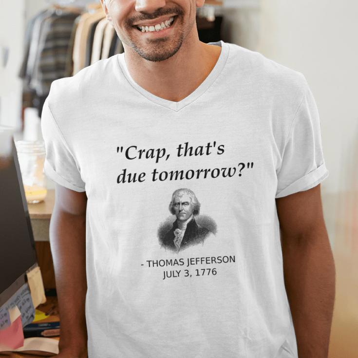 Thomas Jefferson USA History Teacher Student Men's V-Neck T-Shirt, History Teacher Shirts, funny gift