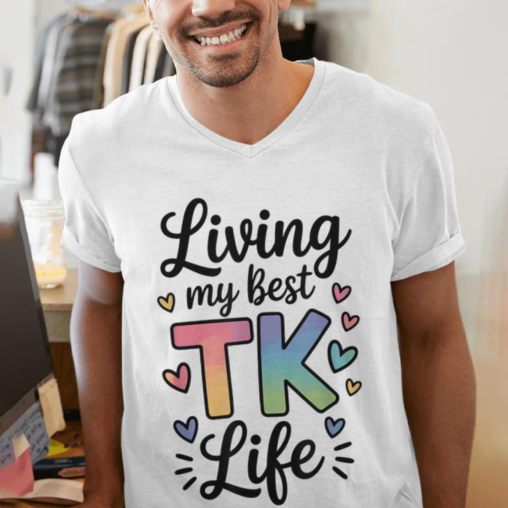 Transitional Kindergarten TK Teacher Men's V-Neck T-Shirt, funny gift Transitional Kindergarten TK Teacher Men's V-Neck T-Shirt, funny gift
