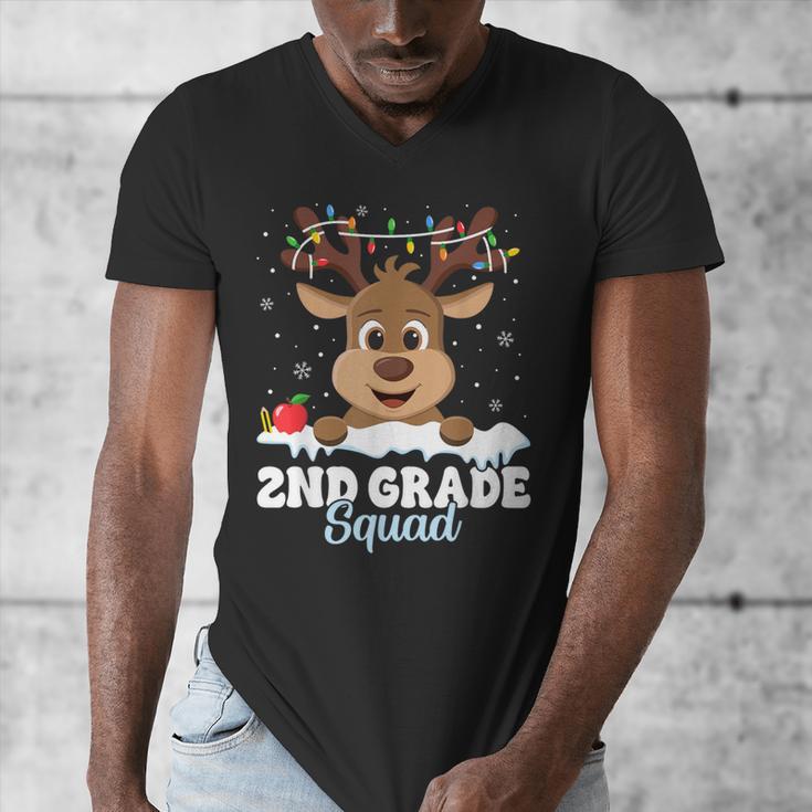 2nd Grade Teacher Christmas Second Grade Squad Reindeer Xmas For Men Women Kids Men's V-Neck T-Shirt, 2nd Grade Teacher Gifts, funny design 2nd Grade Teacher Christmas Second Grade Squad Reindeer Xmas For Men Women Kids Men's V-Neck T-Shirt, 2nd Grade Teacher Gifts, funny design