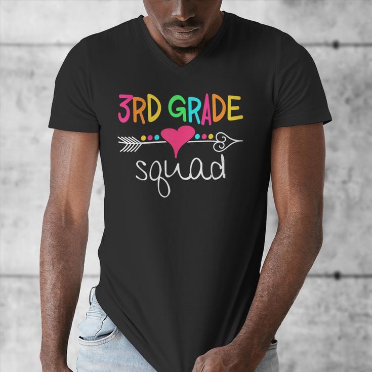 3rd Grade Squad Third Teacher Student Team Back To School Men's V-Neck T-Shirt, funny design 3rd Grade Squad Third Teacher Student Team Back To School Men's V-Neck T-Shirt, funny design