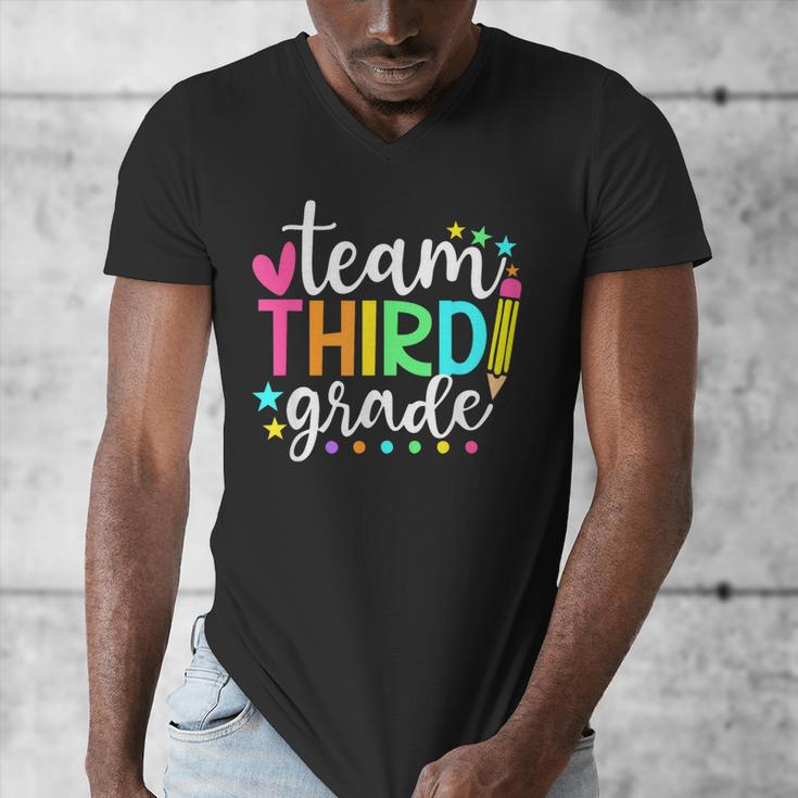3rd Grade Team Pencil Teacher Student Back To School Girls Men's V-Neck T-Shirt, funny design 3rd Grade Team Pencil Teacher Student Back To School Girls Men's V-Neck T-Shirt, funny design