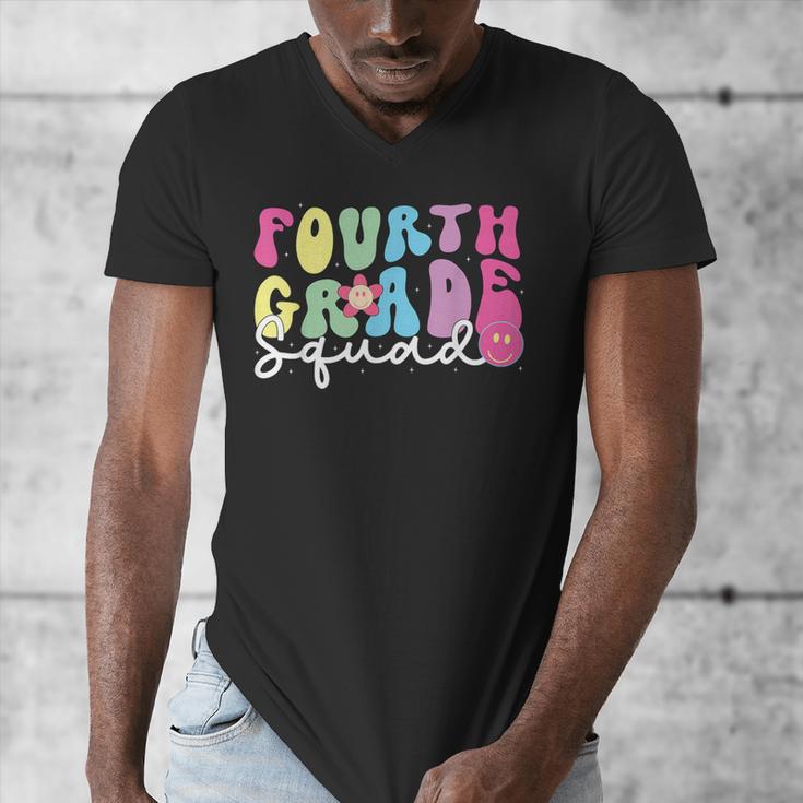 4th Grade Squad Fourth Teacher Student Team Back To School Men's V-Neck T-Shirt, 4th Grade Teacher Gifts, funny design 4th Grade Squad Fourth Teacher Student Team Back To School Men's V-Neck T-Shirt, 4th Grade Teacher Gifts, funny design