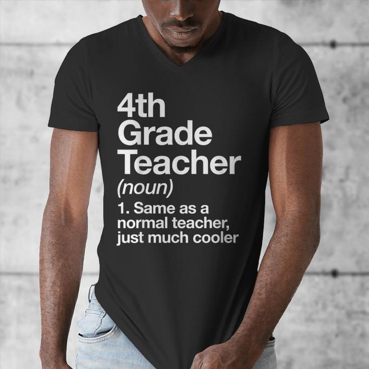 4th Grade Teacher Definition Back To School First Day Men's V-Neck T-Shirt, First Grade Teacher Gifts, 4th Grade Teacher Gifts, funny design 4th Grade Teacher Definition Back To School First Day Men's V-Neck T-Shirt, First Grade Teacher Gifts, 4th Grade Teacher Gifts, funny design