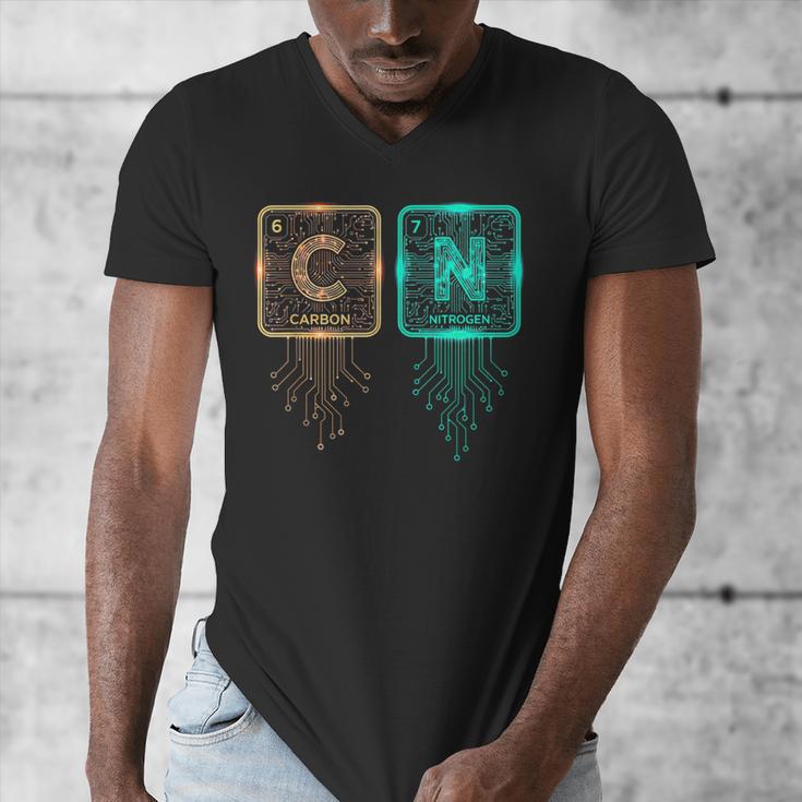 6 7 Science Chemistry Teacher Periodic Table Meme Men's V-Neck T-Shirt, Science Teacher Gifts, funny design