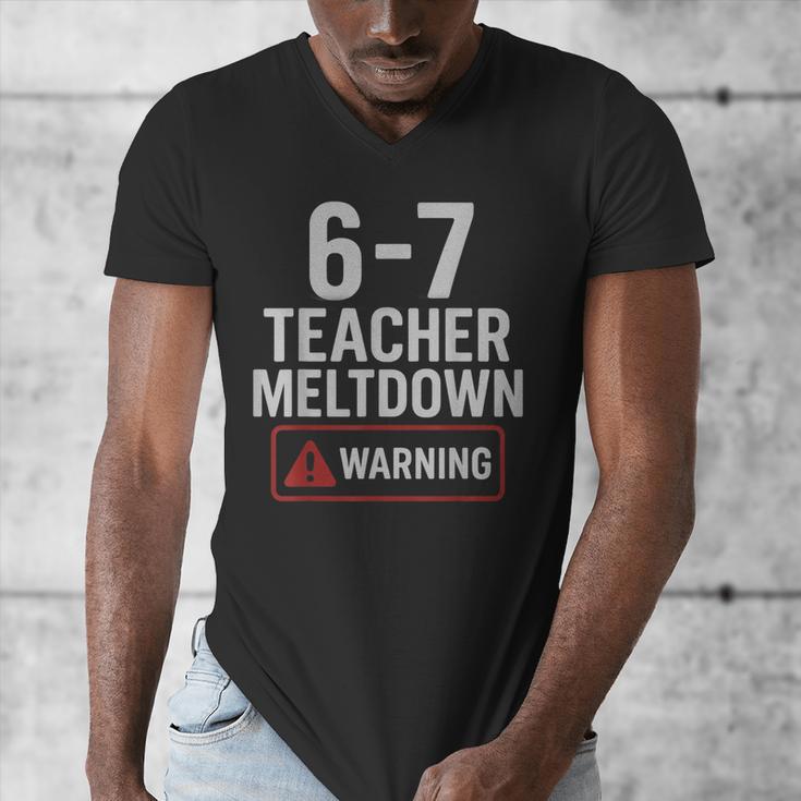 67 Don't Say 6-7 Again Teacher Shirt 67 Sarcastic Meme Men's V-Neck T-Shirt, funny design 67 Don't Say 6-7 Again Teacher Shirt 67 Sarcastic Meme Men's V-Neck T-Shirt, funny design