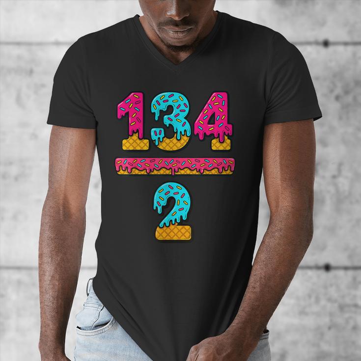 67 Ice Cream Drip Meme Division Math Teacher Gen Alpha Slang Men's V-Neck T-Shirt, funny design 67 Ice Cream Drip Meme Division Math Teacher Gen Alpha Slang Men's V-Neck T-Shirt, funny design