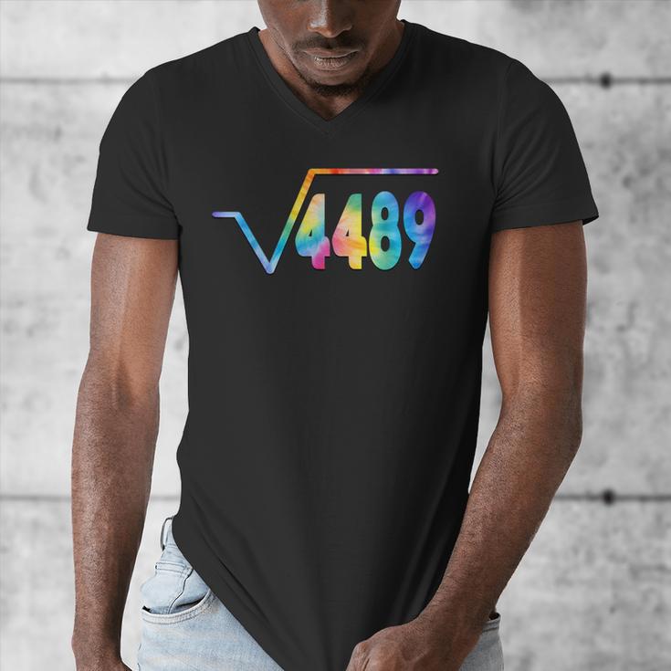 67 Meme Square Root 4489 Slang Math Teacher Tie Dye Men's V-Neck T-Shirt, funny design 67 Meme Square Root 4489 Slang Math Teacher Tie Dye Men's V-Neck T-Shirt, funny design