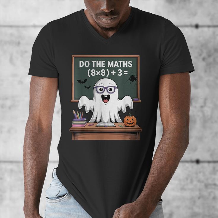 67 Teacher Halloween Ghost Six Seven Meme Do The Maths Men's V-Neck T-Shirt, funny design 67 Teacher Halloween Ghost Six Seven Meme Do The Maths Men's V-Neck T-Shirt, funny design