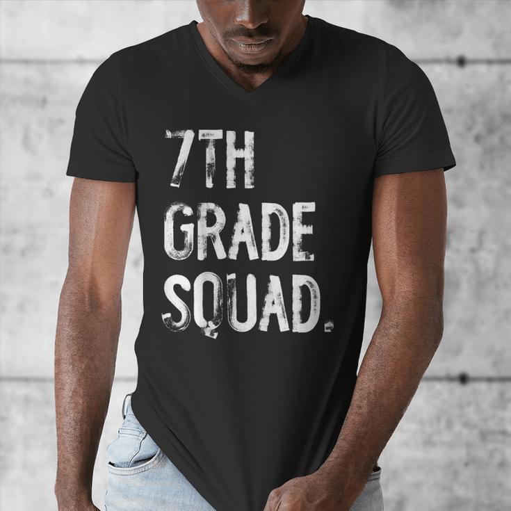 7th Grade Squad Back To School Student Teacher Men's V-Neck T-Shirt, funny design 7th Grade Squad Back To School Student Teacher Men's V-Neck T-Shirt, funny design