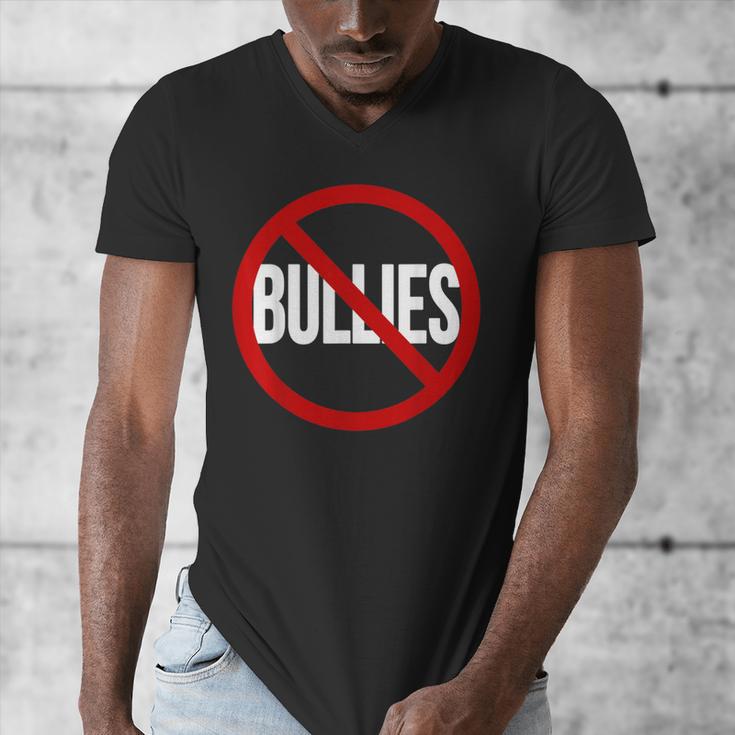Anti Bullying No Bullies School Teacher Student Kindness Men's V-Neck T-Shirt, funny design