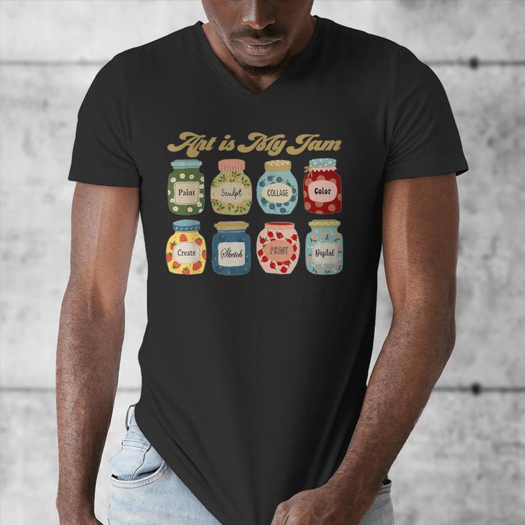 Art Is My Jam Art Teacher Specials Team Steam Teacher Men's V-Neck T-Shirt, funny design Art Is My Jam Art Teacher Specials Team Steam Teacher Men's V-Neck T-Shirt, funny design