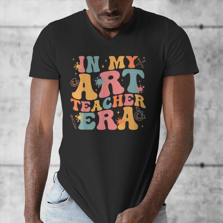 In My Art Teacher Era Artists First Day Of School Women Men's V-Neck T-Shirt, funny design In My Art Teacher Era Artists First Day Of School Women Men's V-Neck T-Shirt, funny design
