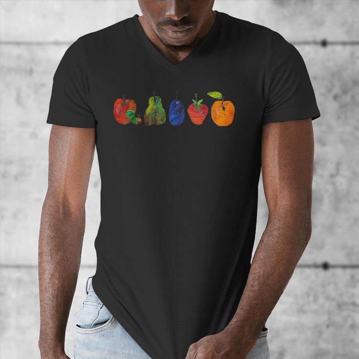 Back To School Cute Hungry Lover Fruits Teacher Men's V-Neck T-Shirt, funny design Back To School Cute Hungry Lover Fruits Teacher Men's V-Neck T-Shirt, funny design