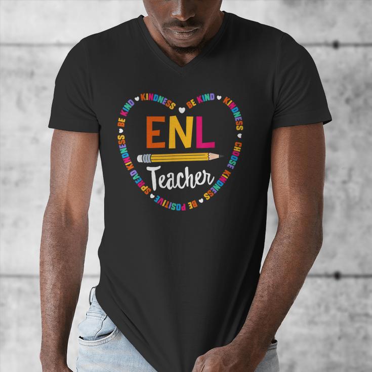 Back To School Tee ENL Teacher English New Language Squad Men's V-Neck T-Shirt, English Teacher Gifts, funny design Back To School Tee ENL Teacher English New Language Squad Men's V-Neck T-Shirt, English Teacher Gifts, funny design