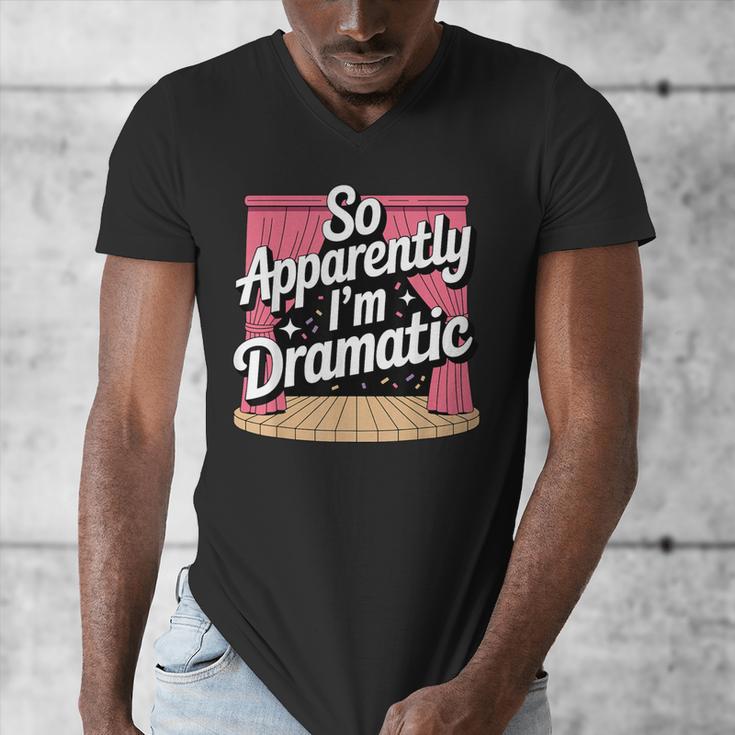 Best Theatre Art For Men Women Musical Drama Teacher Theater Men's V-Neck T-Shirt, funny design