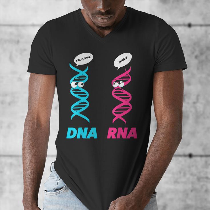 Biology Teacher DNA RNA Student Science Biologist Men Women Men's V-Neck T-Shirt, Science Teacher Gifts, funny design