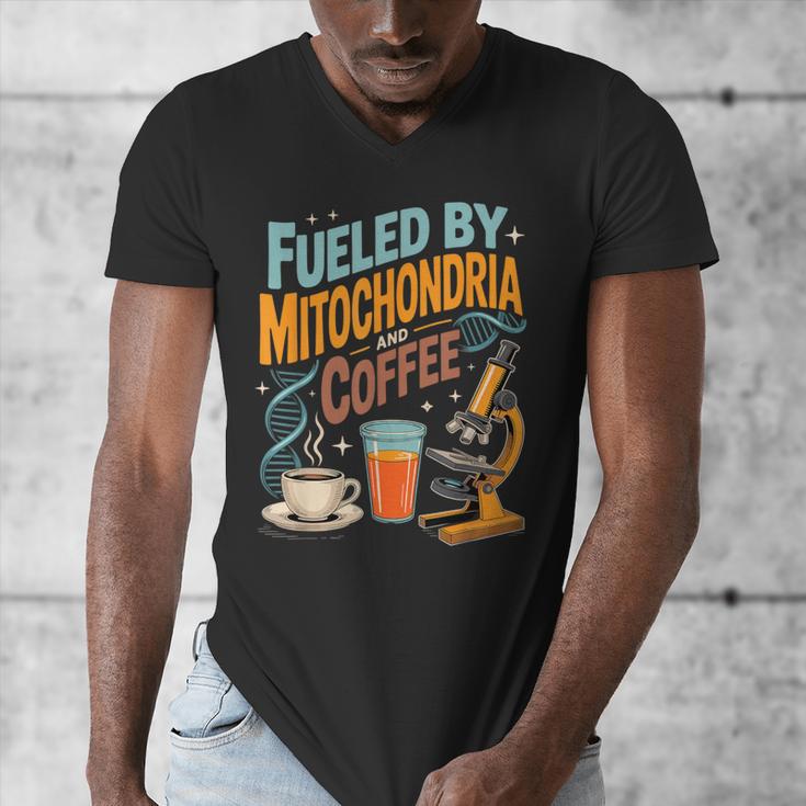 Biology Teacher Science Fueled By Mitochondria Coffee Men's V-Neck T-Shirt, Science Teacher Gifts, funny design Biology Teacher Science Fueled By Mitochondria Coffee Men's V-Neck T-Shirt, Science Teacher Gifts, funny design