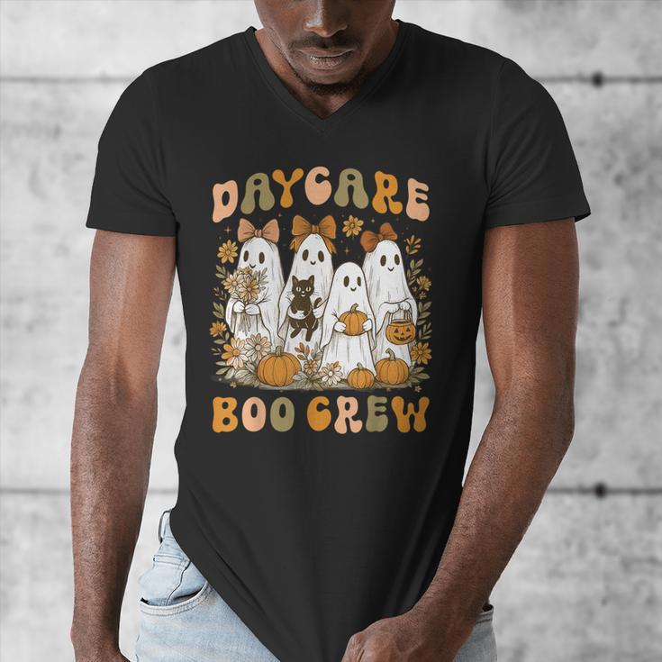Boo Crew Daycare Teacher Matching Halloween Costume Ghost Men's V-Neck T-Shirt, funny design Boo Crew Daycare Teacher Matching Halloween Costume Ghost Men's V-Neck T-Shirt, funny design