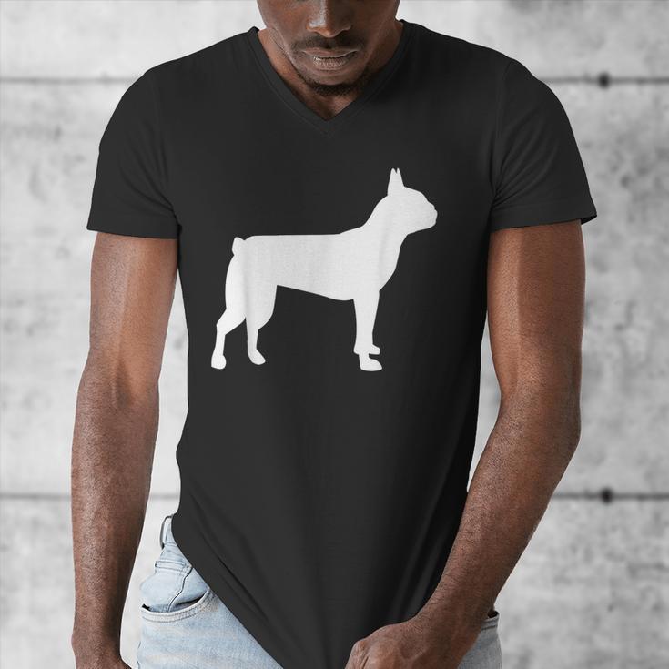 Boston Terrier Men's V-Neck T-Shirt, funny design