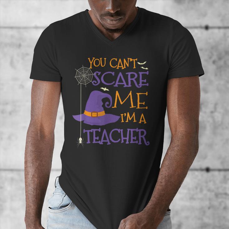 You Can't Scare Me I'm A Teacher For Men Women Men's V-Neck T-Shirt, funny design You Can't Scare Me I'm A Teacher For Men Women Men's V-Neck T-Shirt, funny design