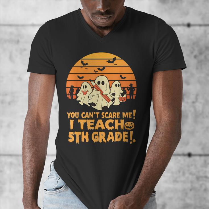 You Can't Scare Me I Teach 5th Grade Teacher Halloween Men Women Kids Men's V-Neck T-Shirt, funny design You Can't Scare Me I Teach 5th Grade Teacher Halloween Men Women Kids Men's V-Neck T-Shirt, funny design