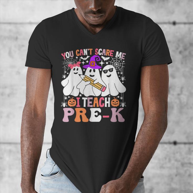 You Can't Scare Me I Teach Pre-k Halloween Teacher Men's V-Neck T-Shirt, funny design You Can't Scare Me I Teach Pre-k Halloween Teacher Men's V-Neck T-Shirt, funny design