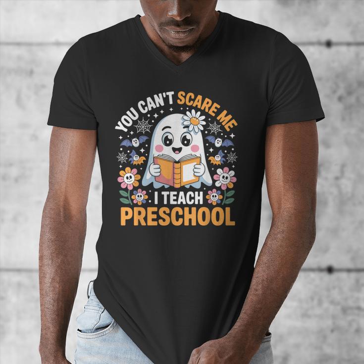 You Can't Scare Me I Teach Preschool Teacher Halloween Men's V-Neck T-Shirt, funny design You Can't Scare Me I Teach Preschool Teacher Halloween Men's V-Neck T-Shirt, funny design