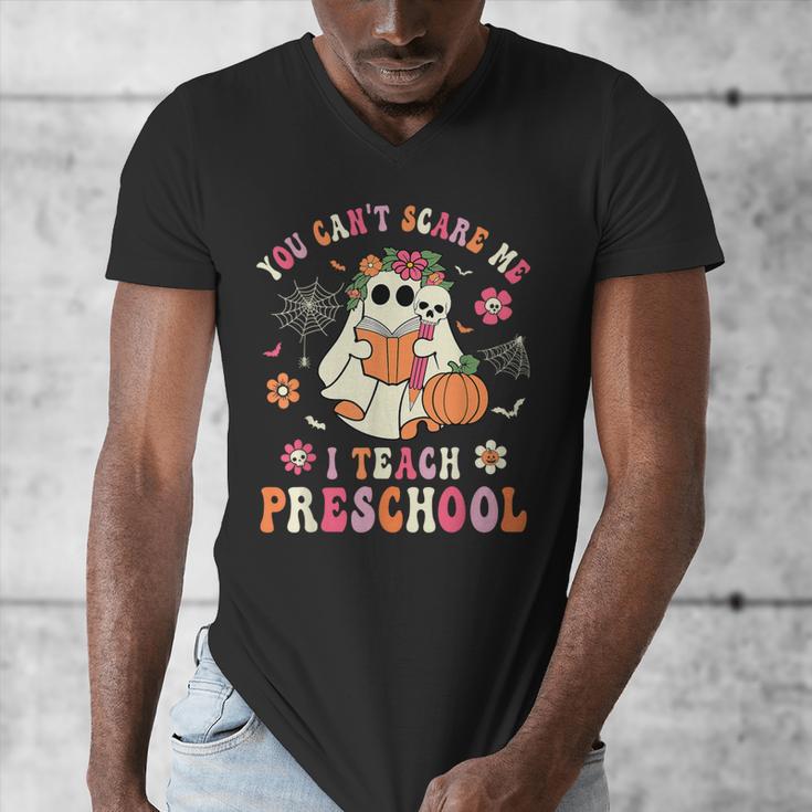 You Can't Scare Me I Teach Preschool Teacher Team Halloween Men's V-Neck T-Shirt, funny design You Can't Scare Me I Teach Preschool Teacher Team Halloween Men's V-Neck T-Shirt, funny design