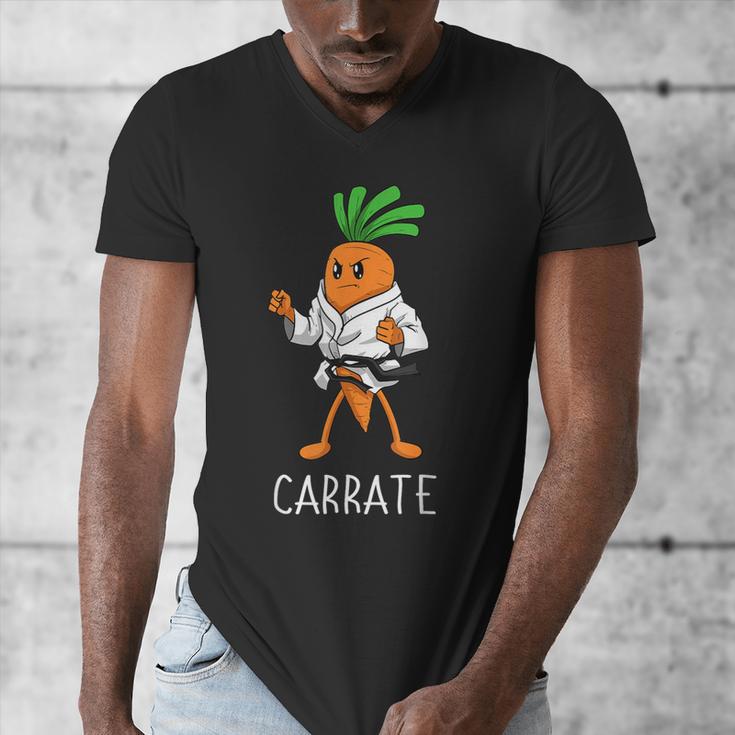 Carrate Karate Carrot Student Teacher Trainee Trainor Men's V-Neck T-Shirt, funny design Carrate Karate Carrot Student Teacher Trainee Trainor Men's V-Neck T-Shirt, funny design