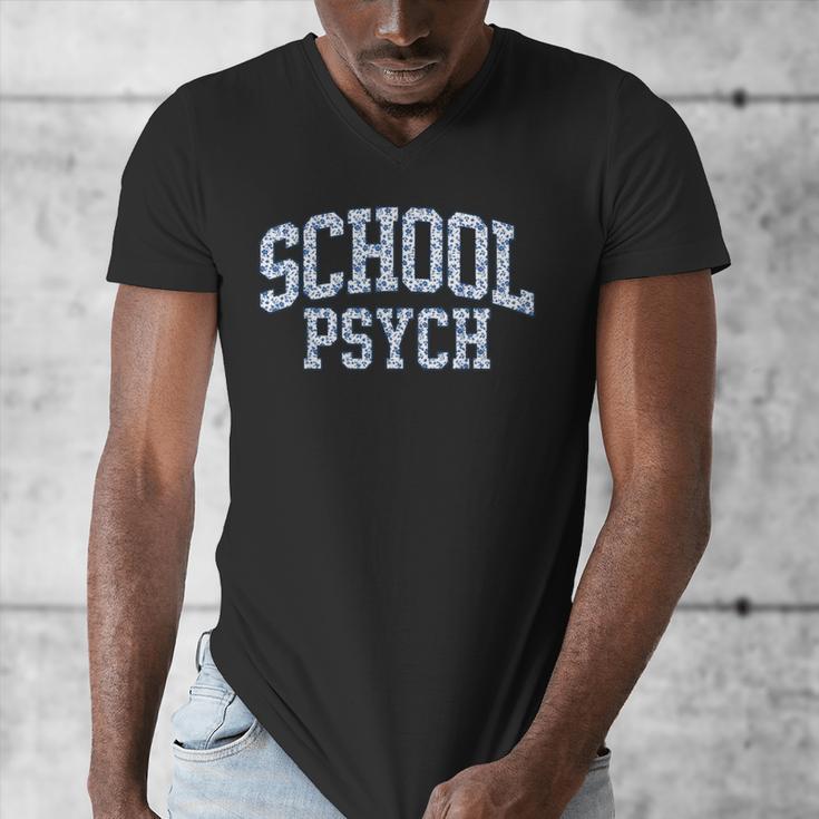 Cute Wildflower School Psych Teacher School Psychologist Men's V-Neck T-Shirt, funny design Cute Wildflower School Psych Teacher School Psychologist Men's V-Neck T-Shirt, funny design