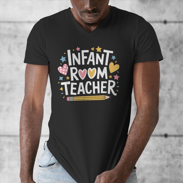 Daycare Provider Toddler Teaching Infant Room Teacher Men's V-Neck T-Shirt, funny design