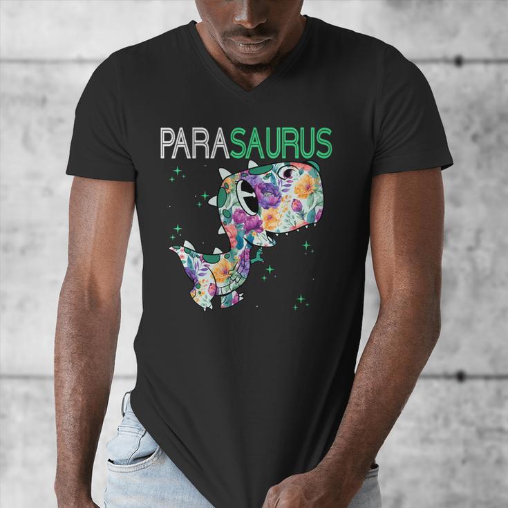 Dino Para Professional Teacher Collection T-Rex Dinosaur Paraeducator Assistant Teacher Men's V-Neck T-Shirt, funny design Dino Para Professional Teacher Collection T-Rex Dinosaur Paraeducator Assistant Teacher Men's V-Neck T-Shirt, funny design