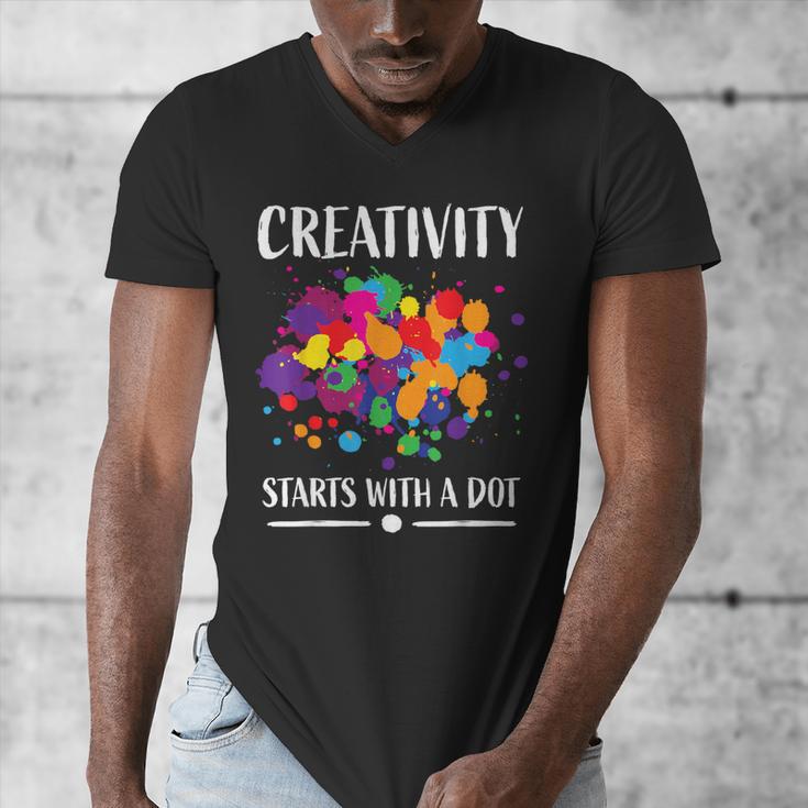 Dot Day Shirt Women Men Kids Girls Boys Teacher 2024 Dot Day Men's V-Neck T-Shirt, funny design Dot Day Shirt Women Men Kids Girls Boys Teacher 2024 Dot Day Men's V-Neck T-Shirt, funny design