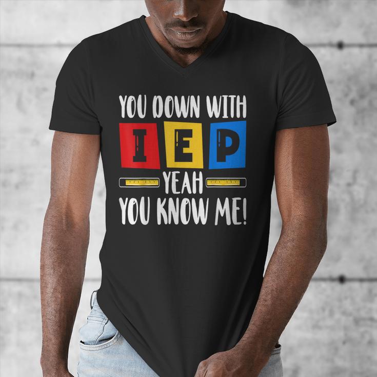 You Down With IEP Yeah You Know Me SPED Teacher Men's V-Neck T-Shirt, funny design You Down With IEP Yeah You Know Me SPED Teacher Men's V-Neck T-Shirt, funny design