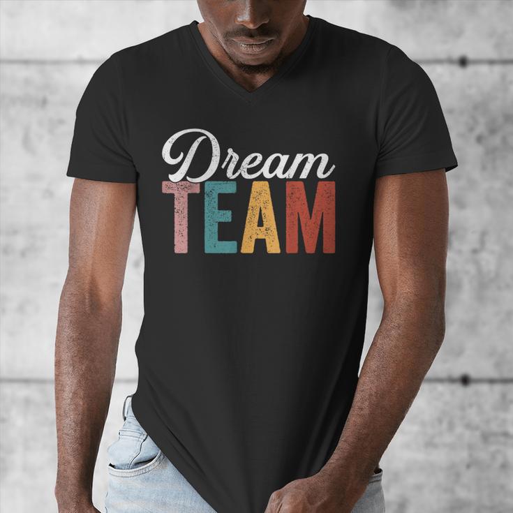 Dream Team Last Day Of School Back To School Teacher Kids Men's V-Neck T-Shirt, funny design