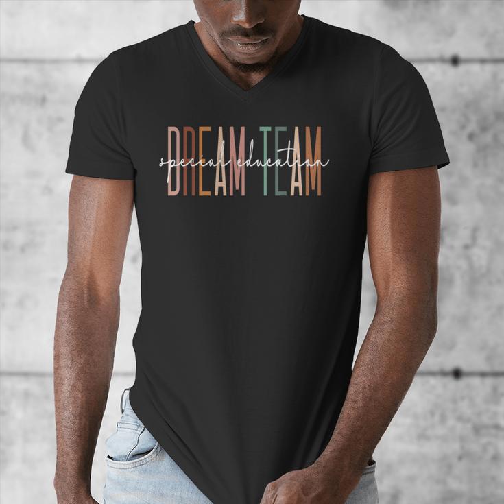 Dream Team Special Education Squad Special Education Teacher Men's V-Neck T-Shirt, funny design Dream Team Special Education Squad Special Education Teacher Men's V-Neck T-Shirt, funny design
