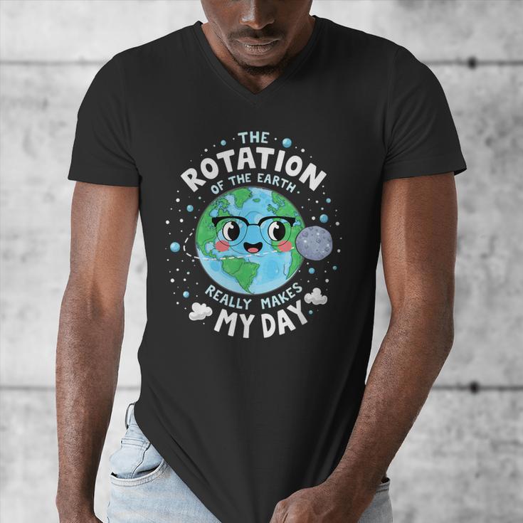 Earth Day Rotation Of The Earth Makes My Day Science Teacher Men's V-Neck T-Shirt, Science Teacher Gifts, funny design Earth Day Rotation Of The Earth Makes My Day Science Teacher Men's V-Neck T-Shirt, Science Teacher Gifts, funny design