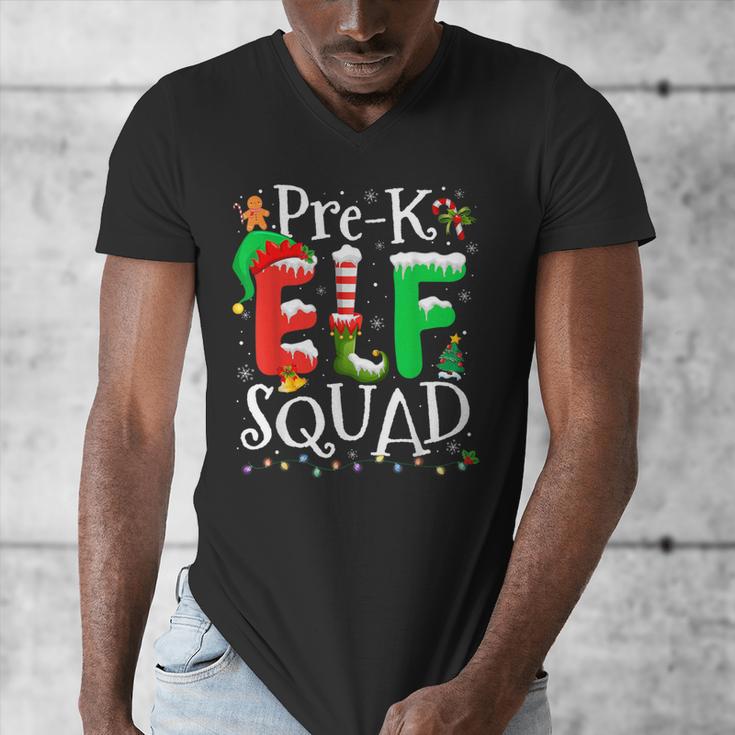 Elf Squad Pre-k Teacher Christmas Child Xmas Men's V-Neck T-Shirt, funny design Elf Squad Pre-k Teacher Christmas Child Xmas Men's V-Neck T-Shirt, funny design